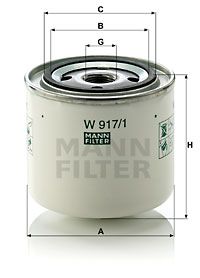 MFW9171 MANN Масляный фильтр для VOLVO 460