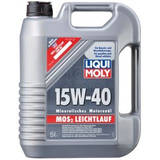 LIM1933 LIQUI MOLY Моторное масло MoS2 LEICHTLAUF 15W-40  (API SL/CF, ACEA A3-04/B4-04 ) 5л купить дешево