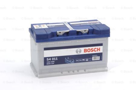 BOSCH 0092S40110 Аккумулятор Bosch S4 Silver 80Ah, EN 740 правый 
