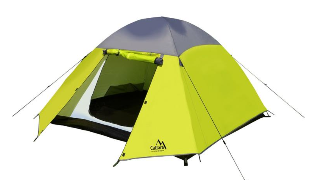 LKQ DO13357 Просторная двухместная палатка для 3 человек в любую погоду с размерами 210 x 210 x 110 см.