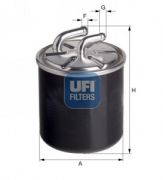 UFI 2412600 Топливный фильтр на автомобиль MITSUBISHI OUTLANDER