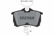 TEXTAR T2352701 Тормозные колодки дисковые