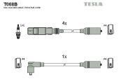 TESLA TEST068B Комплект высоковольтных проводов на автомобиль VW PASSAT