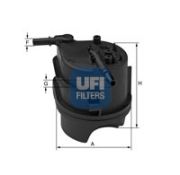 UFI 2434300 Топливный фильтр на автомобиль PEUGEOT BIPPER