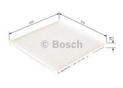 Bosch 1 987 432 090 Фильтр, воздух во внутренном пространстве