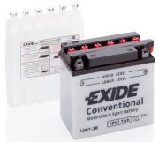 EXIDE EXI12N73B Акумулятор EXIDE Стандарт [12B] 7 Ah/  135x75x133 (ДхШхВ) на автомобиль YAMAHA SR