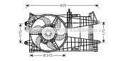 LKQ 1868572 FT Punto / Idea 1.2 +AC 03- Вентилятор на автомобиль FIAT PUNTO