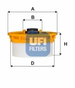 UFI 2613800 Паливний фільтр
