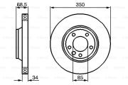 Bosch 0 986 479 251 Гальмівний диск