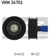 SKF VKM34071 Натяжной ролик, поликлиновой  ремень