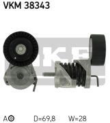 SKF VKM 38343 Натяжной ролик, поликлиновой  ремень