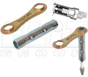 VICMA MO19348 Двойной свечной ключ с резинкой и ручкой-д:120мм, разм:16x18 на автомобиль KTM 950