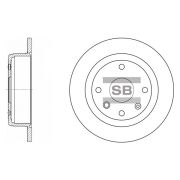 SANGSIN SBSD3033 шт. Тормозной диск на автомобиль CHEVROLET LACETTI