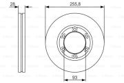 Bosch 0 986 479 R37 Гальмівний диск