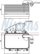 NISS NIS91100 Масляный радиатор AUDI A 7 / S 7 (4G) (10-) 3.0 TDi