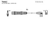 TESLA TEST406C Комплект высоковольтных проводов на автомобиль SKODA ROOMSTER