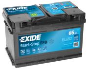 EXIDE EXIEL652 Акумулятор EXIDE EFB - 65Ah/ EN 720 / 278x175x175 (ДхШхВ) на автомобиль JAGUAR XJSC