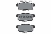TEXTAR T2350701 Тормозные колодки дисковые