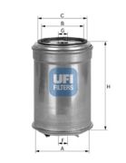 UFI 2435600 Топливный фильтр