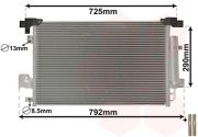 LKQ 3448541Q MT-OUT 06-Радиатор кондиционера Outlander 2.0 DiD * 11/06- на автомобиль CITROEN C4
