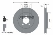 TEXTAR T92108700 Тормозной диск