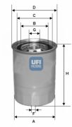 UFI 2433900 Топливный фильтр
