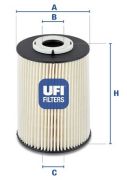 UFI 2602000 Топливный фильтр