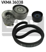 SKF VKMA36038 Поликлиновой ременный комплект