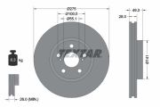 TEXTAR T92142003 Тормозной диск