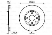 Bosch 0 986 478 730 Тормозной диск