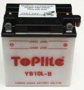 TOPLITE  12V,11Ah,д. 136, ш. 91, в.146, объем 0,7, вес 4,4 кг,без электролита