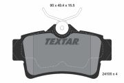 TEXTAR T2410001 Тормозные колодки дисковые на автомобиль FORD MUSTANG
