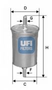 UFI 3194100 Топливный фильтр на автомобиль JEEP RENEGADE