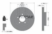 TEXTAR T92230003 Тормозной диск на автомобиль CHRYSLER CONCORDE