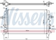 NISSENS NIS63028A Радиатор OP ASTRA H(04-)1.6 i(+)[OE 1300 266] на автомобиль OPEL ASTRA