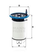 MANN MFPU7005 Топливный фильтр на автомобиль PEUGEOT BIPPER