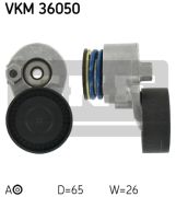 SKF VKM36050 Натяжной ролик, поликлиновой  ремень на автомобиль RENAULT MEGANE