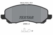 TEXTAR T2358403 Тормозные колодки дисковые на автомобиль CHRYSLER 200
