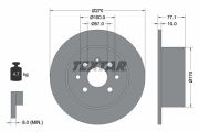 TEXTAR T92054700 Тормозной диск на автомобиль OPEL VECTRA