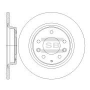 SANGSIN SBSD4412 шт. Тормозной диск на автомобиль MAZDA 626