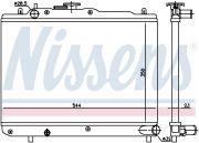 NISSENS NIS62412 Радиатор MZ 121(90-)1.1(+)[OE B3C7-15-200D] на автомобиль MAZDA 121