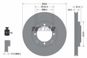 TEXTAR T92130700 Тормозной диск