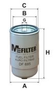 MFILTER DF695 Топливный фильтр на автомобиль OPEL SENATOR