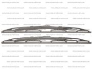 STARLINE SSTSR5348 Комплект стеклоочистителей STARLINE / каркасные / 530•480 мм / на автомобиль ALFA ROMEO 155