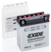 EXIDE EXIEB5LB Акумулятор EXIDE Стандарт [12B] 5 Ah/  120x60x130 (ДхШхВ) CCA 65 на автомобиль YAMAHA RD