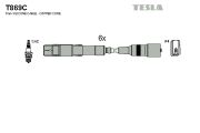 TESLA TEST869C Кабель зажигания, к-кт TESLA Audi 92-00 2,6;2,8 на автомобиль AUDI 100