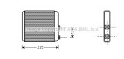 LKQ  OPEL ASTRA G 3/98-2/04 Радиатор печки(?A +AC) [OE. 1618142 - 09117283]