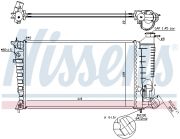 NISSENS NIS61379 Радиатор CN ZX(91-)1.8 D(+)[OE 1301.JV]