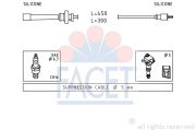 FACET FA49764 Комплект кабелей зажигания на автомобиль MITSUBISHI LANCER