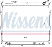 NISSENS NIS62435 Радиатор MZ MPV(95-)3.0 i(+)[OE JE98-15-200C] на автомобиль MAZDA MPV